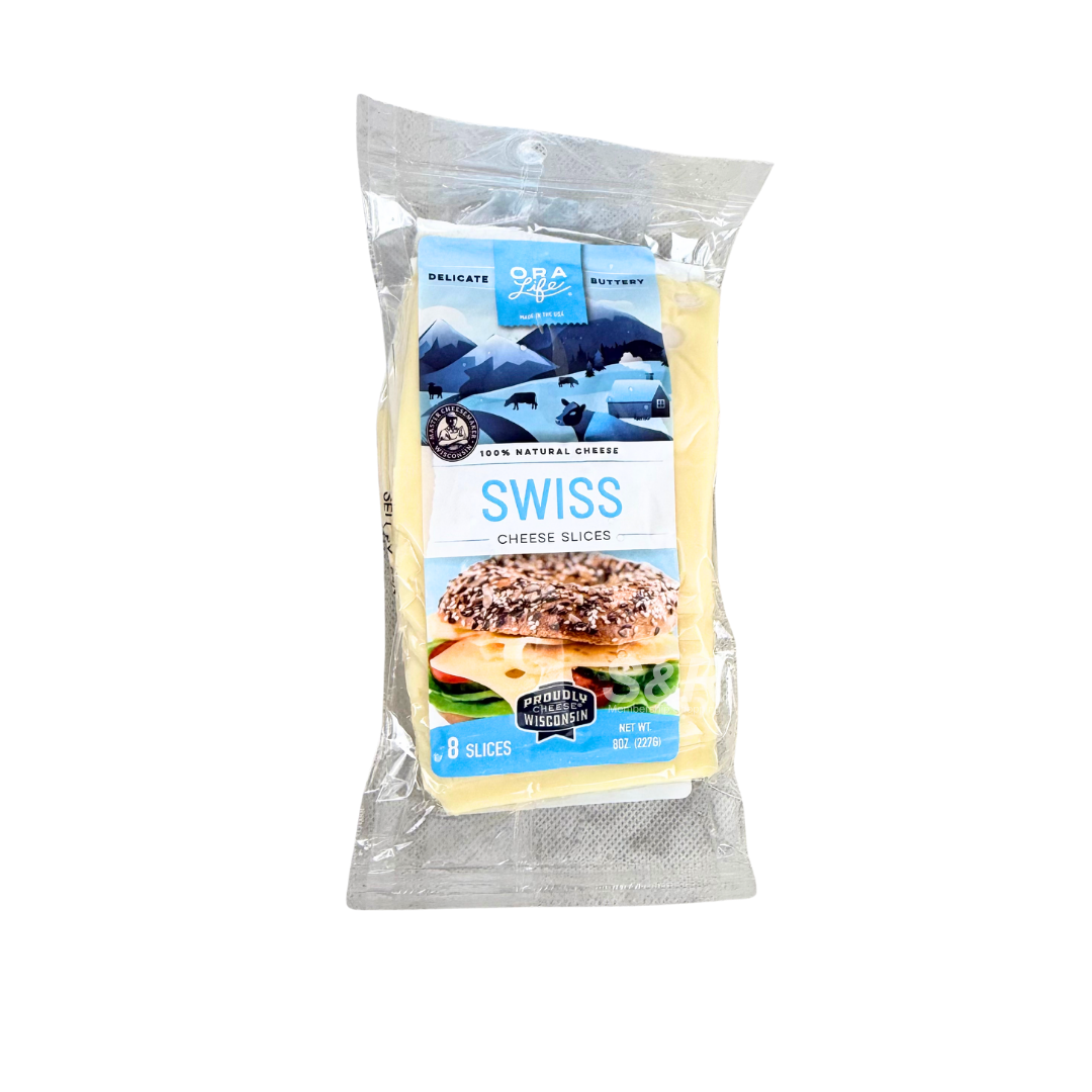Oralife Swiss Cheese Slices 227g